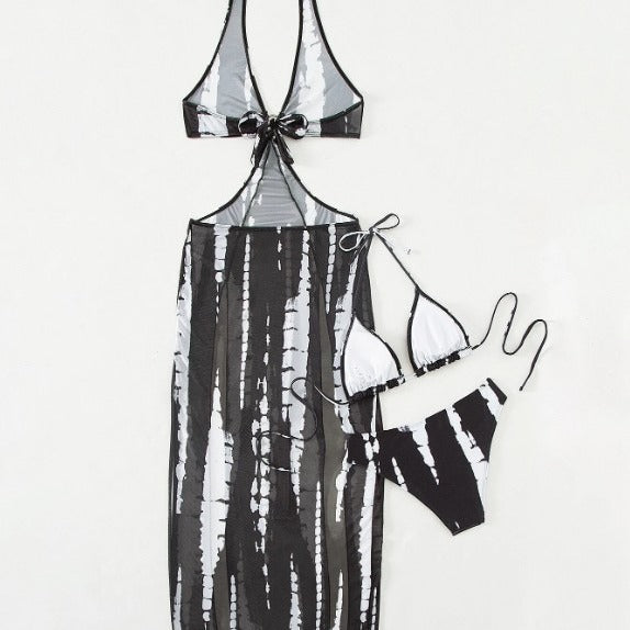 Women's beach dress with transparent accents Mune Fashion