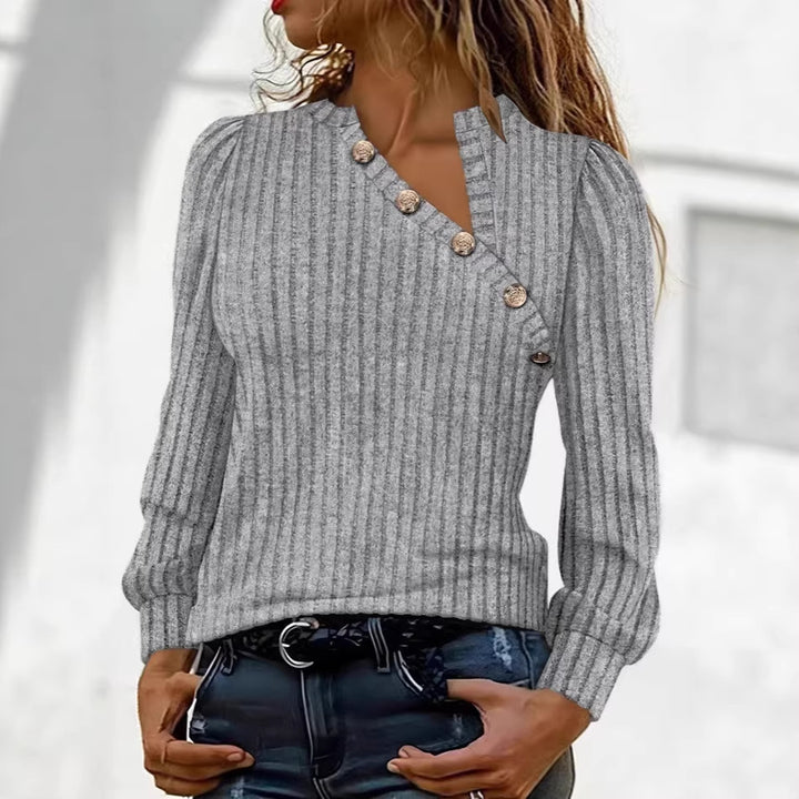 Women’s Stylish Sweater with Button Details Mune Fashion