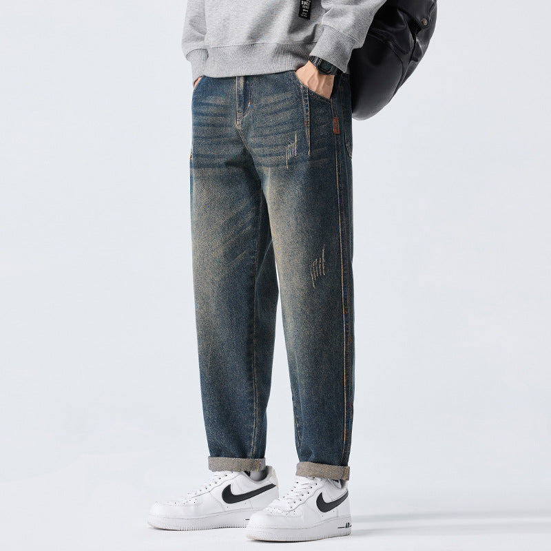 Men's Trendy Ripped Jeans Mune Fashion