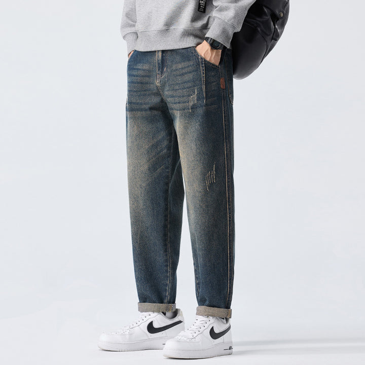 Men's Trendy Ripped Jeans Mune Fashion