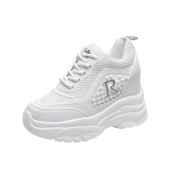 Women Chunky Sneakers with breathable mesh surface and lightweight comfort Mune Fashion