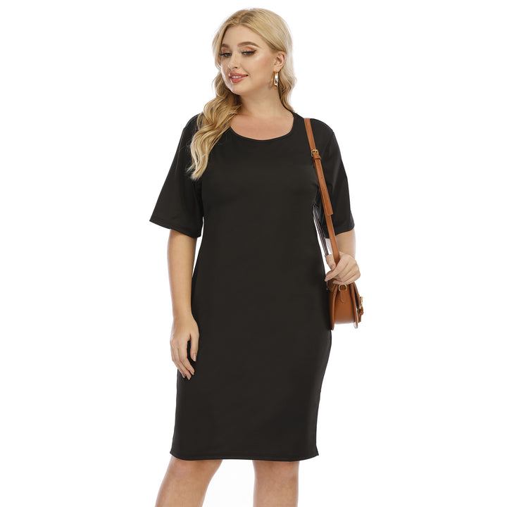 Women's comfortable midi dress with casual cut Mune Fashion