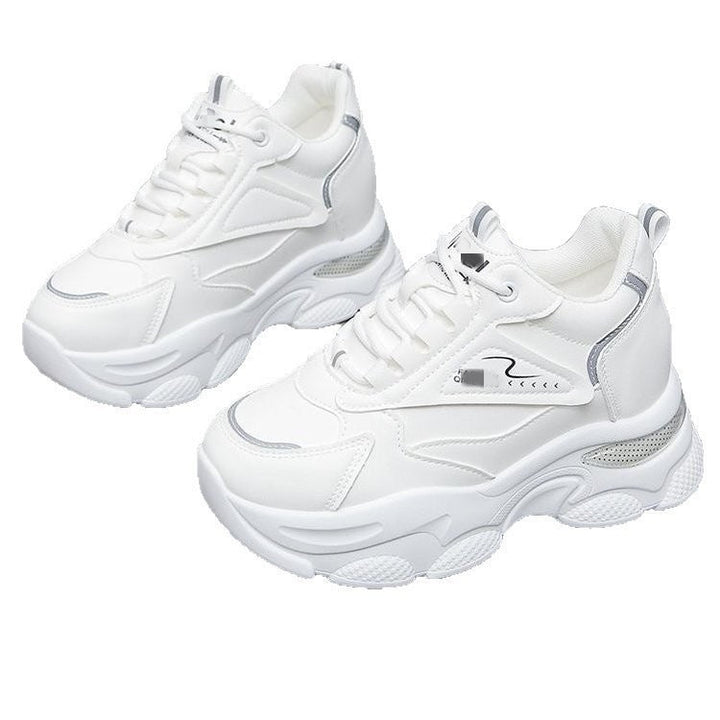 Women Sporty Chunky Sneakers with Breathable Inserts and Comfortable Cushioning Mune Fashion