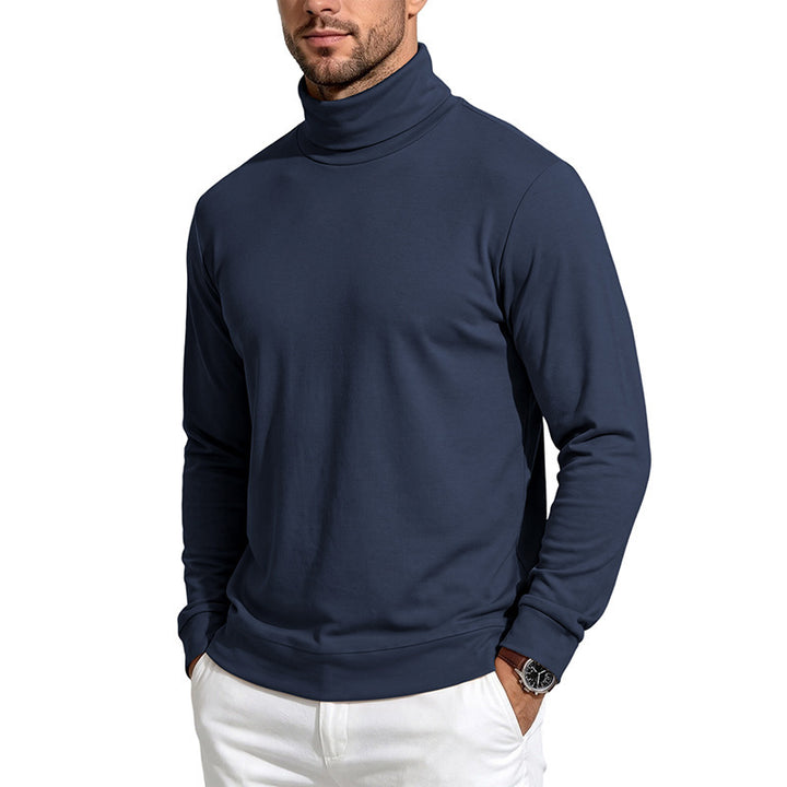 Men's slim fit fine knit turtleneck sweater Mune Fashion