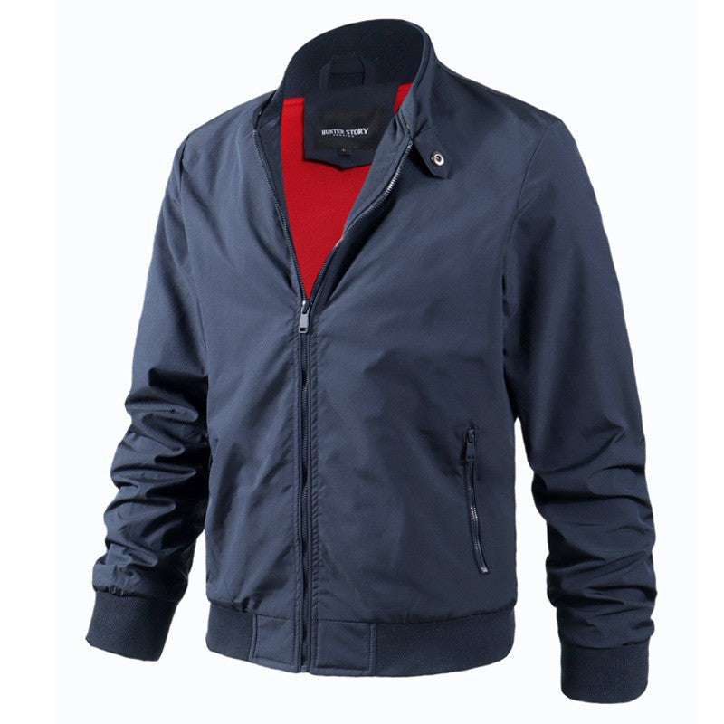 Men's Fashion Transitional Jacket with Functional Zipper Mune Fashion