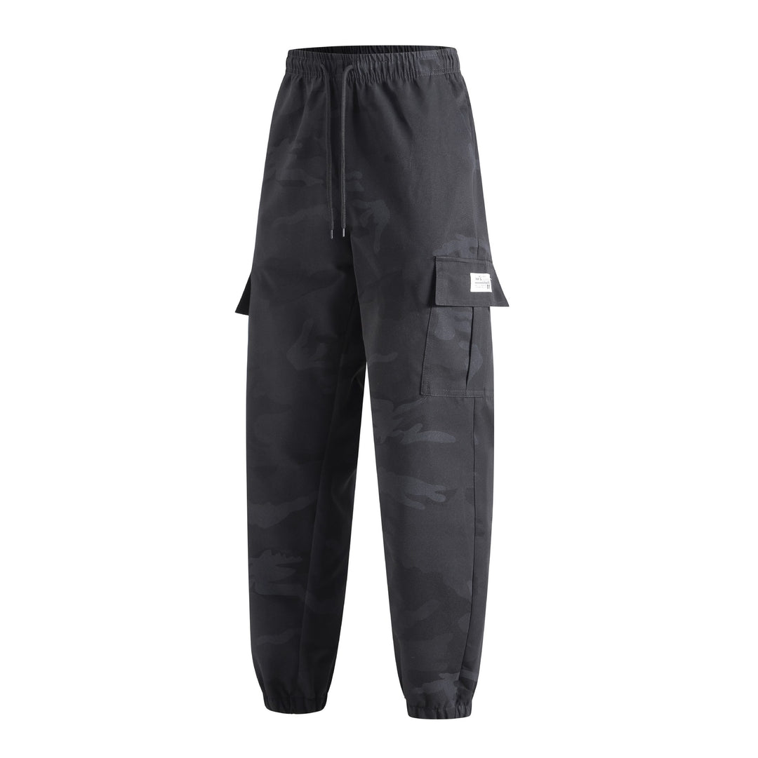 Men's cargo jogging pants with elastic waistband, multi-functional pockets & cuffs Mune Fashion