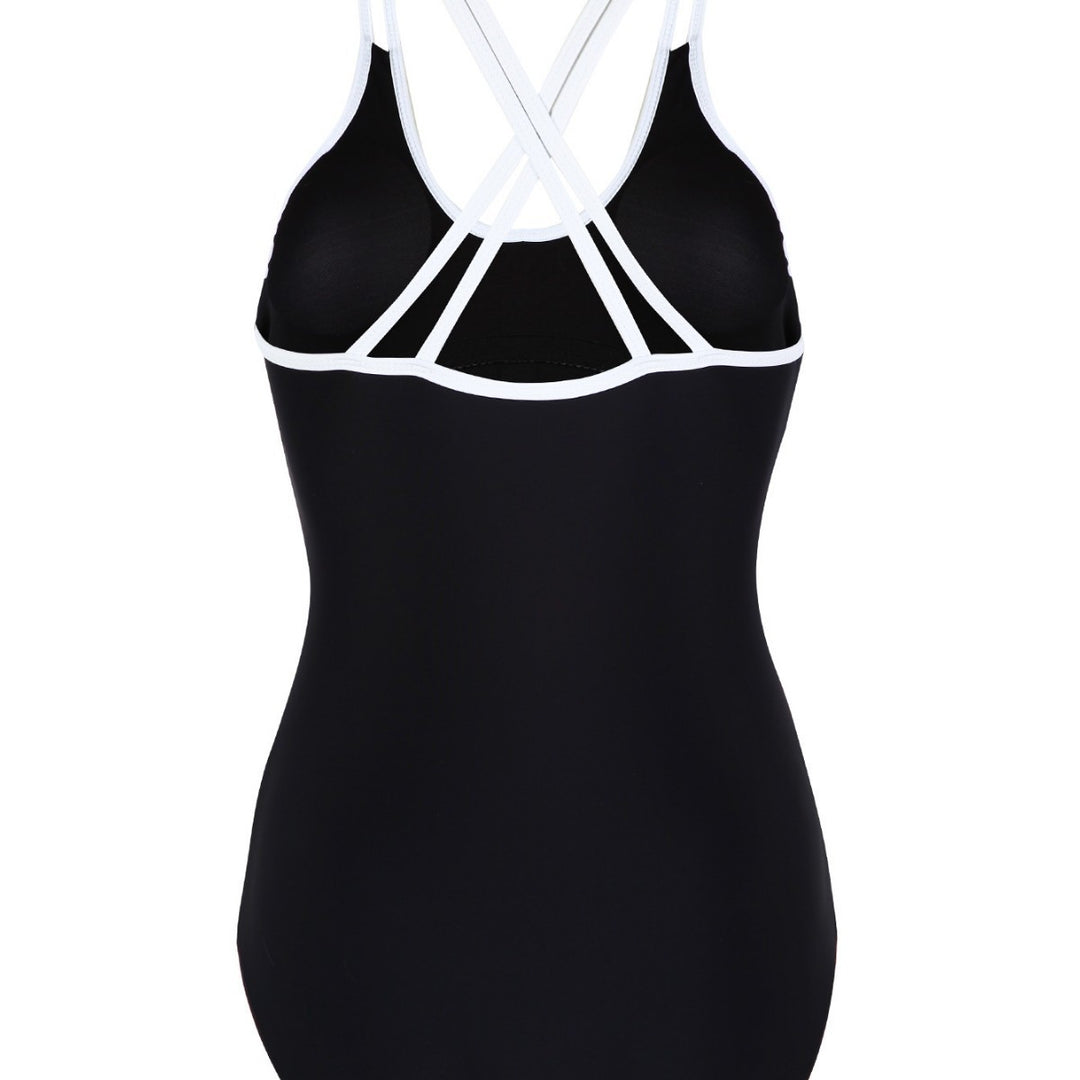 Women's One-Piece Swimsuit with Trendy Cross-Strap Design Mune Fashion