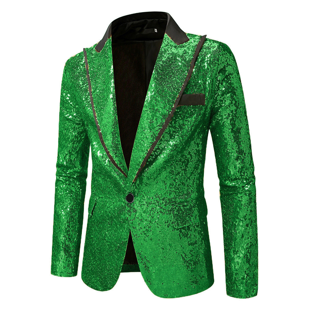 Men's Glittering Tuxedo Blazer Made Of High-Quality Satin Mune