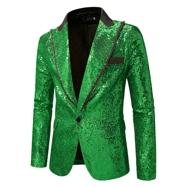 Men's Glittering Tuxedo Blazer Made Of High-Quality Satin Mune