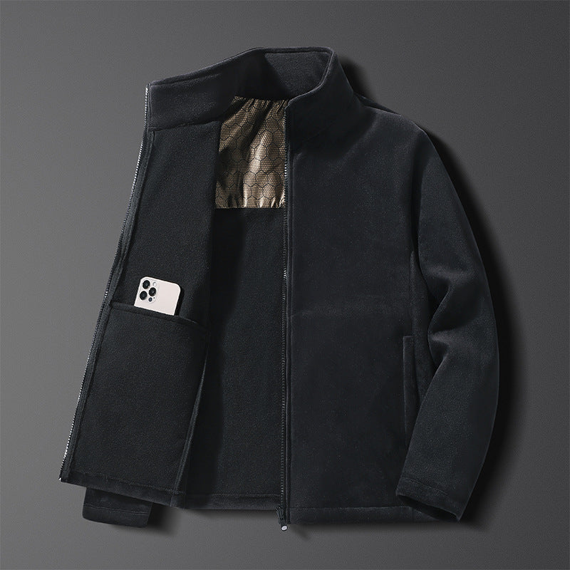 Women's fleece jacket with high-quality inner layer