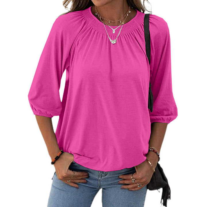 Women Casual and Stylish Top with Ruffles Mune Fashion
