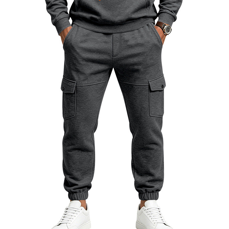 Men's cargo jogging pants with flap pockets and elastic waistband Mune Fashion