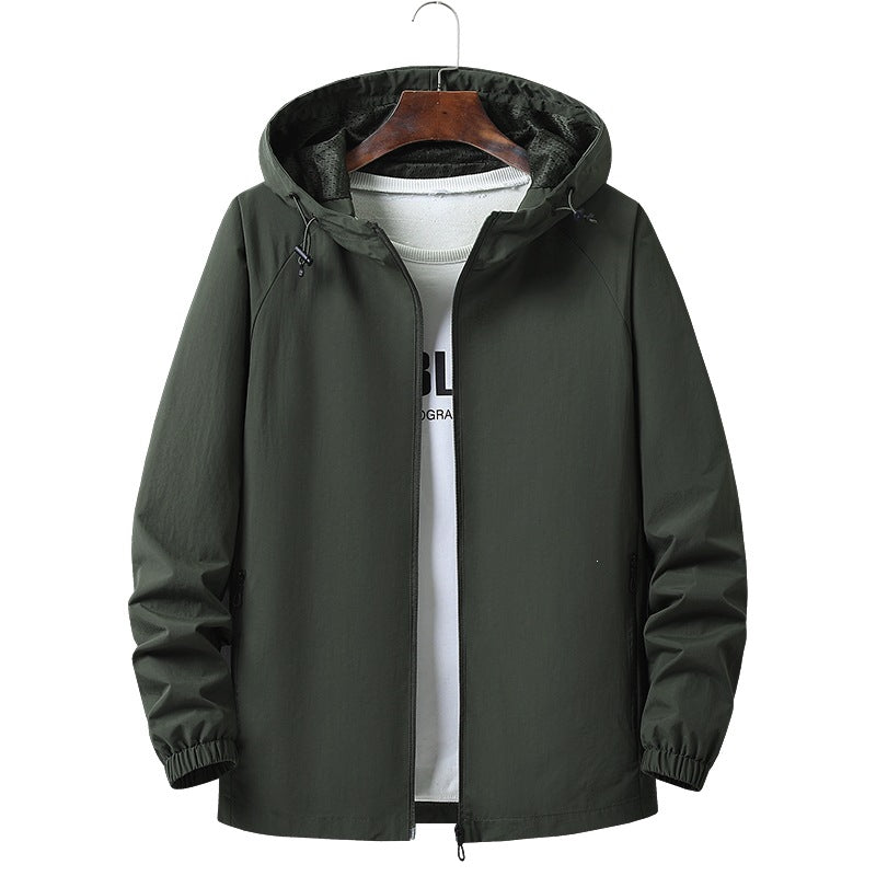 Men's Lightweight Outdoor Jacket with Hood Mune Fashion