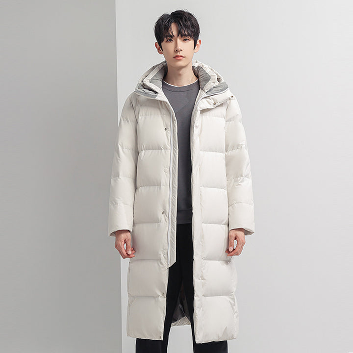 Men's Long Padded Jacket with Hood Mune Fashion 1787978142