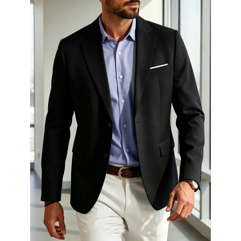 Men's Summer Linen Blazer Jacket with Breathable Fabric and Tailored Fit Mune Fashion
