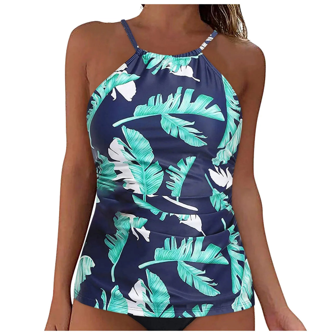 Women’s tankini with floral design and fitted cut Mune Fashion