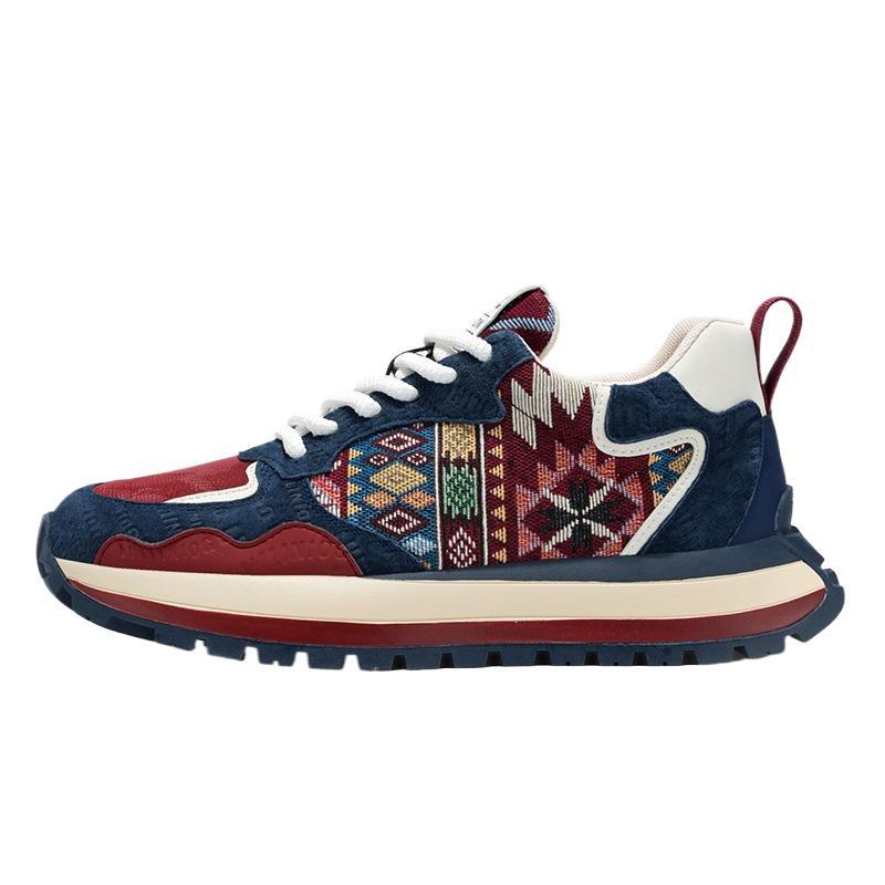Men's Sporty Sneakers with Decorative Pattern Mune Fashion