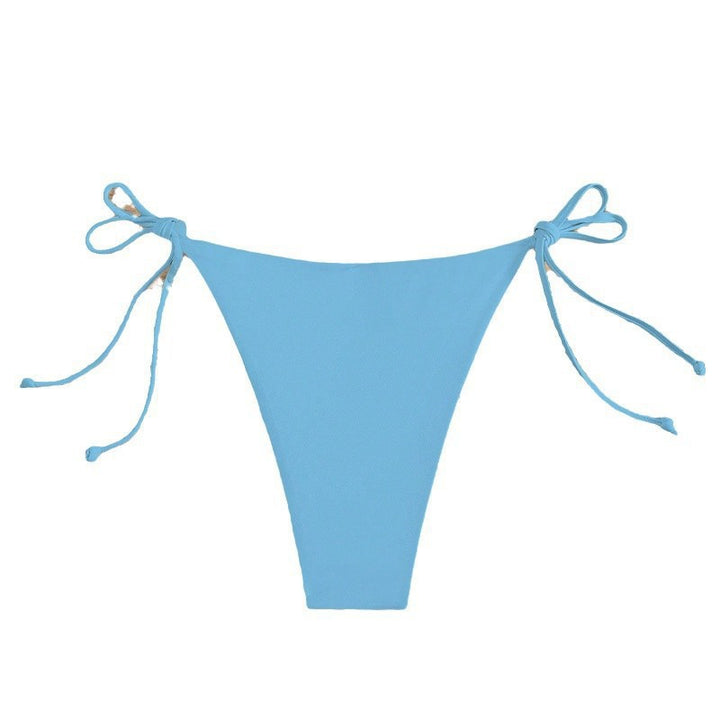 Women's High-Cut Bikini Bottom with Adjustable Ties Mune Fashion