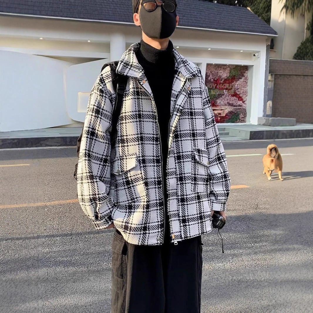 Men's Urban Check Pattern Jacket Mune Fashion