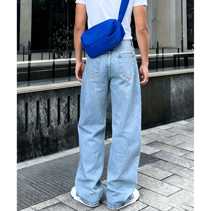 Women Stylish Wide Cut Jeans Mune Fashion