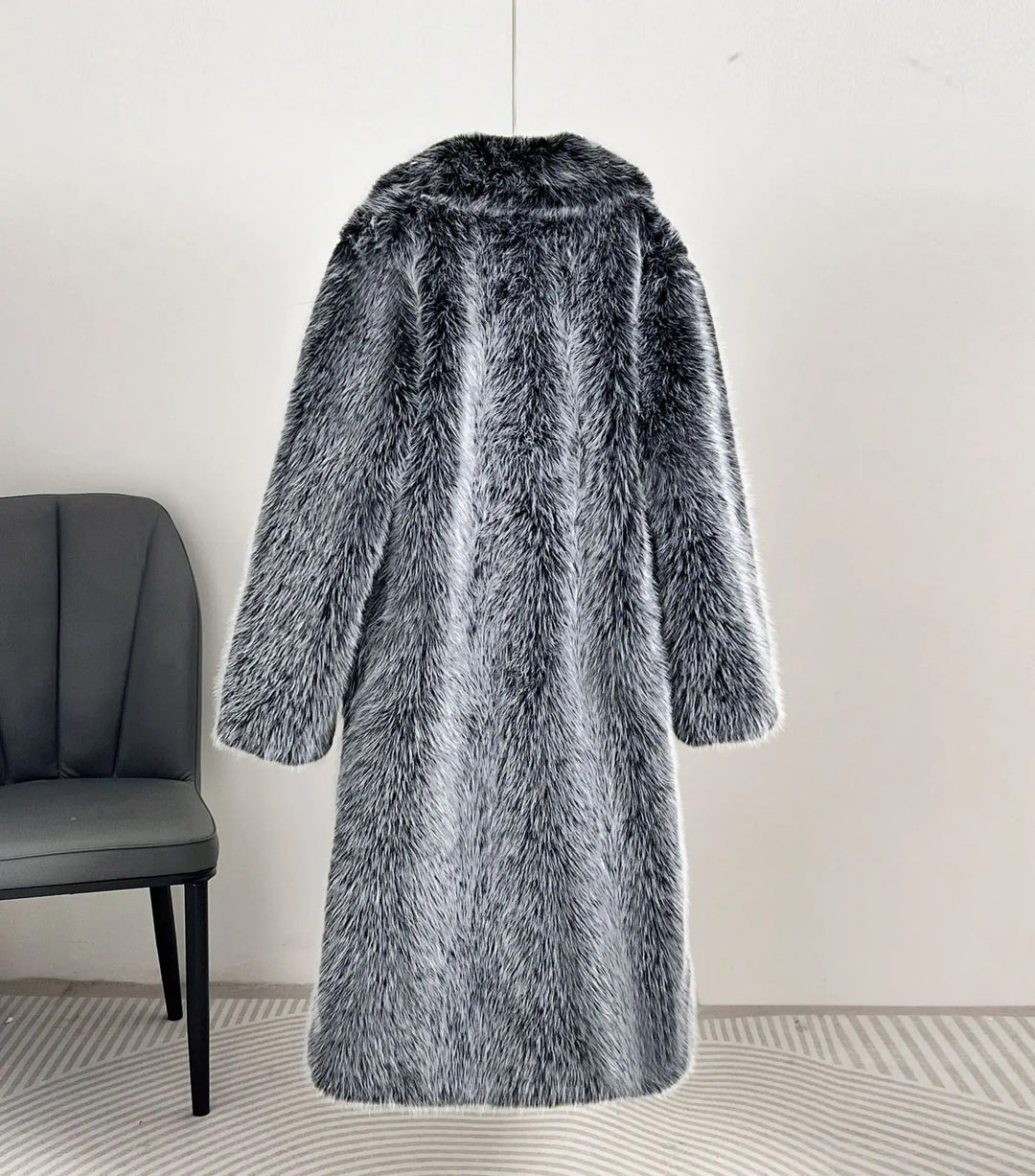Women Luxury Faux Fur Coat Mune
