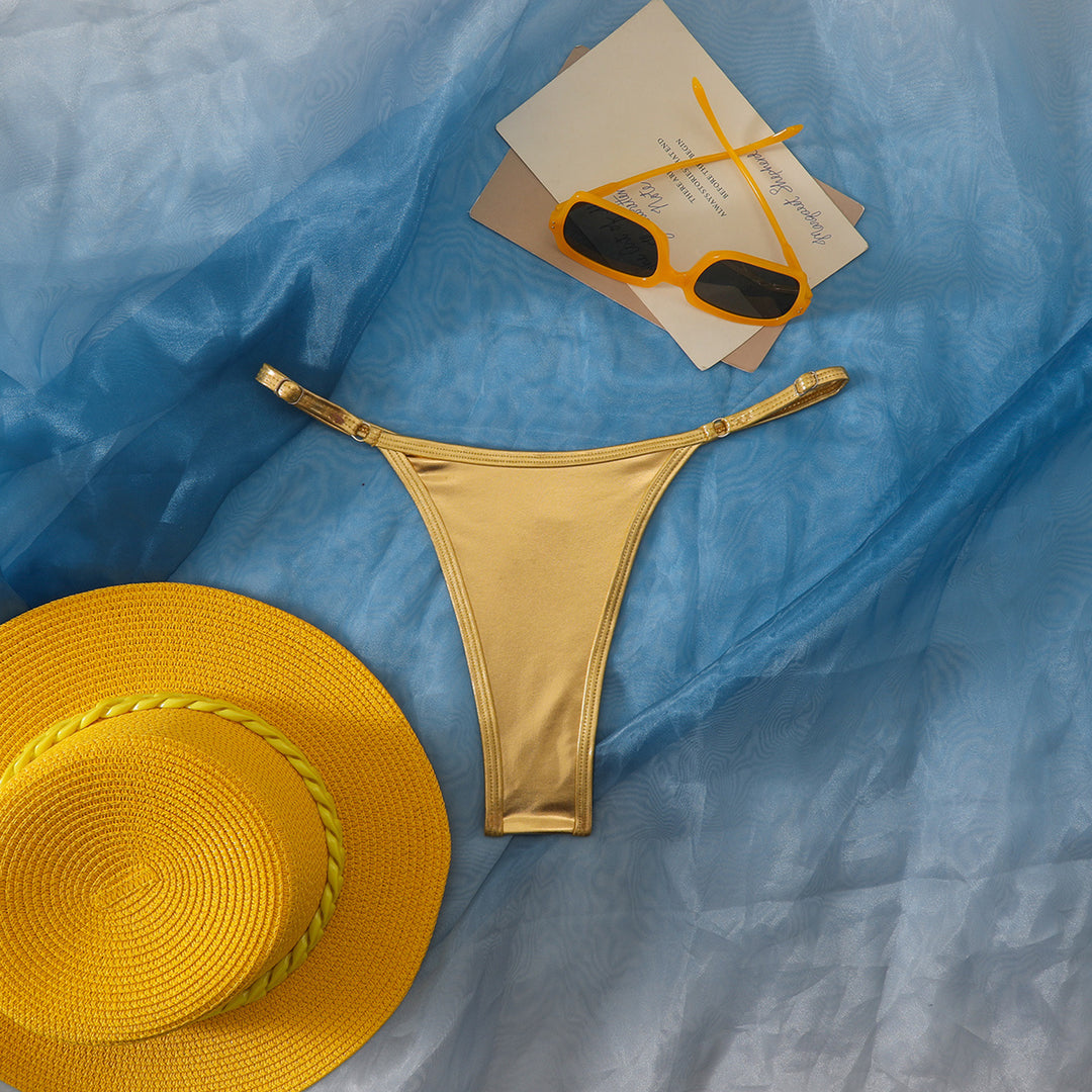 Women's High-Cut Bikini Bottoms with Elegant Design Mune Fashion
