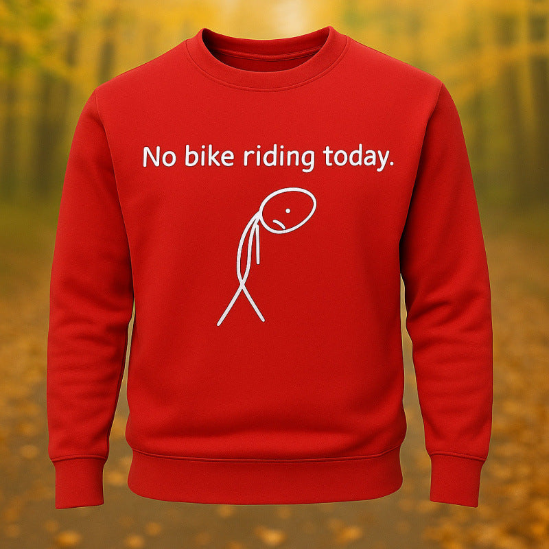 Men's Comfortable Sweatshirt with Motivational Print Mune Fashion
