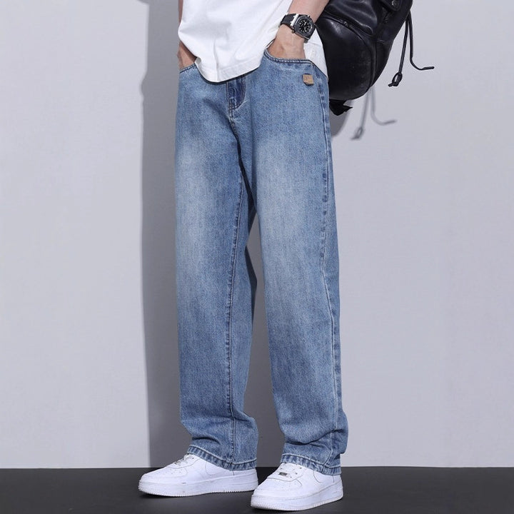 Men's Comfortable Wide-leg Jeans Mune Fashion