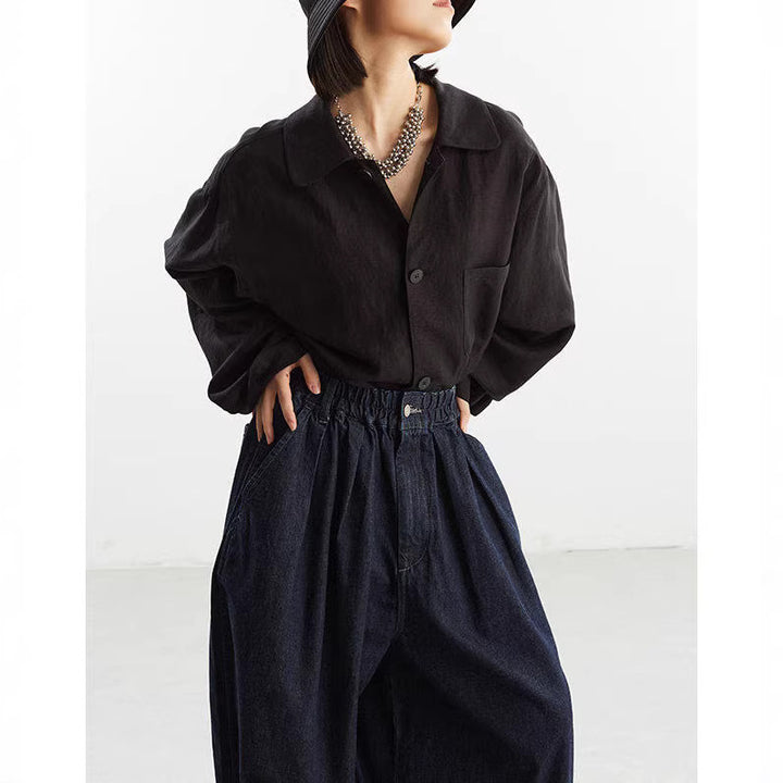 Women's Casual and Elegant Long Sleeve Blouse Mune Fashion