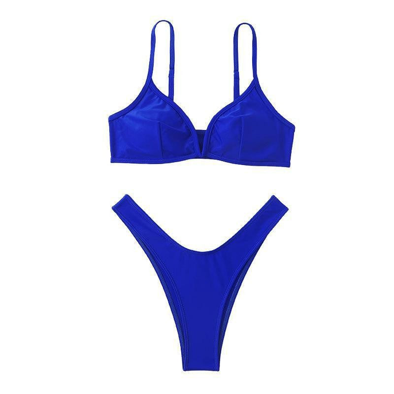 Women’s Triangle Bikini with High Cut Mune Fashion