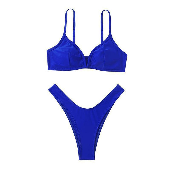 Women’s Triangle Bikini with High Cut Mune Fashion