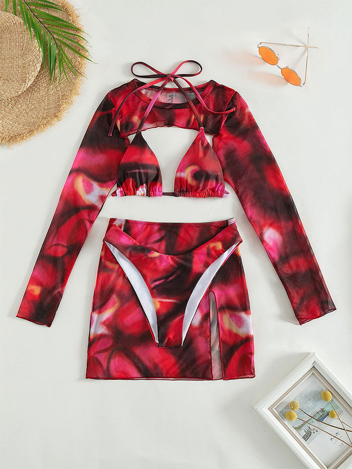 Women's bikini set with long sleeve top Mune Fashion