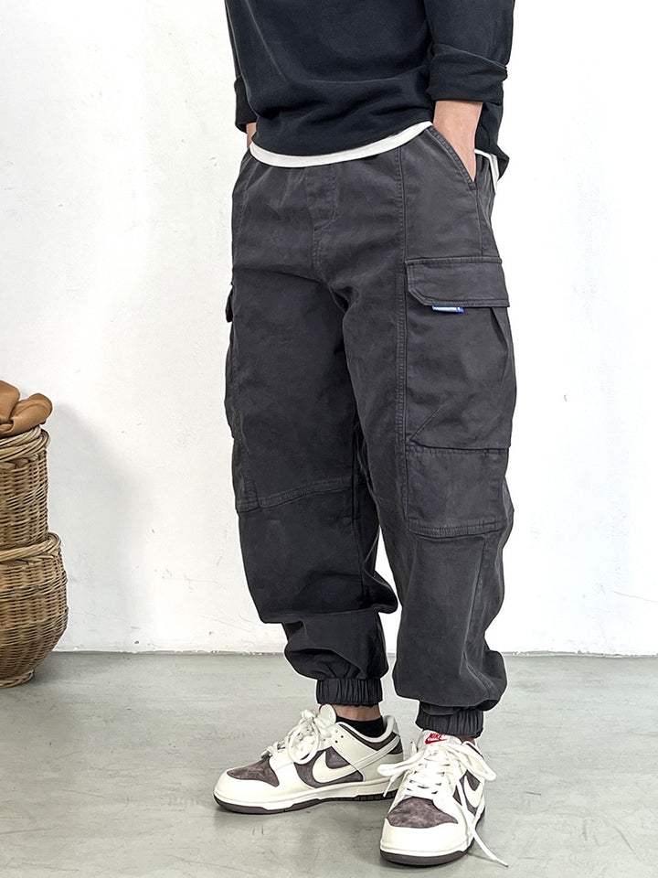 Men's cargo pants in camouflage utility style with straight leg and durable canvas Mune Fashion