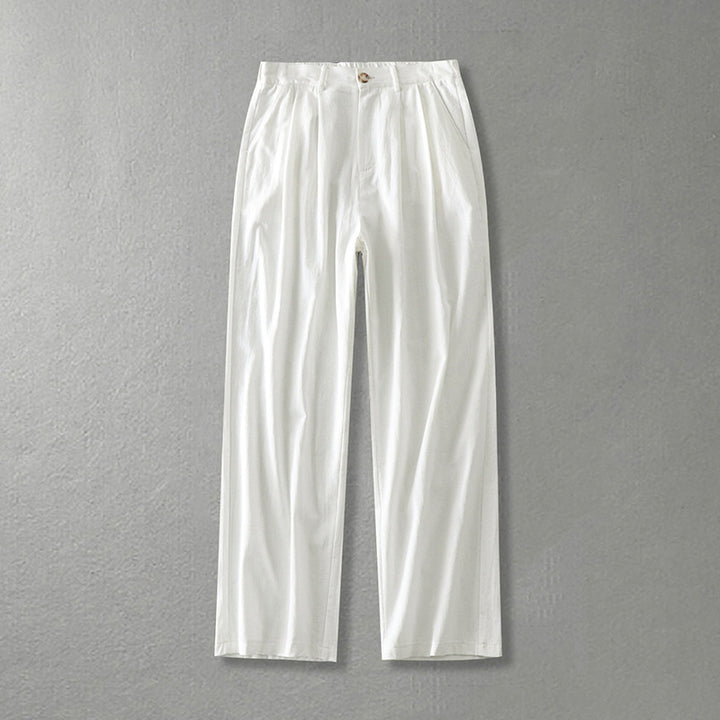 Ladies Wide Pleat Trousers with High Waist Mune Fashion