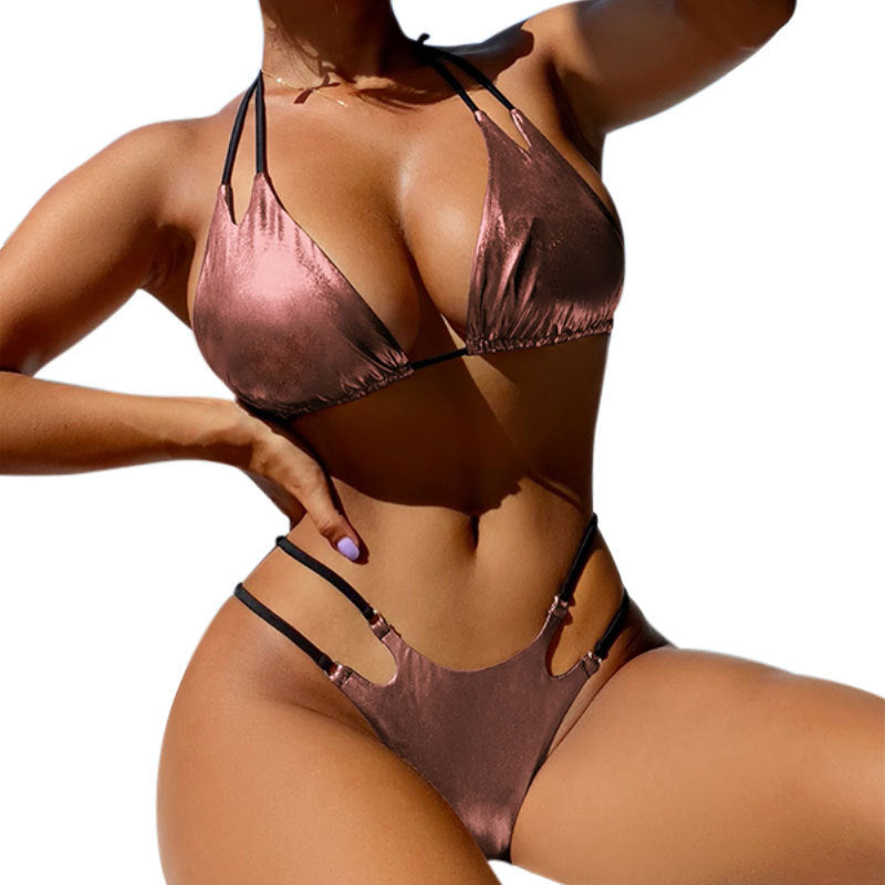 Women's triangle bikini with elegant cut-out details Mune Fashion