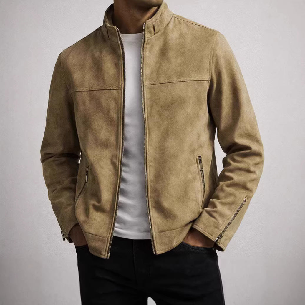 Men's Fashionable and Comfortable Suede Jacket