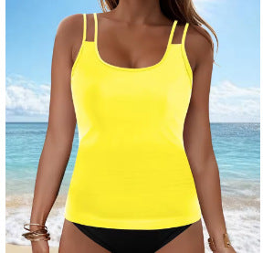 Ladies Tankini top with fashionable ruffle design Mune Fashion