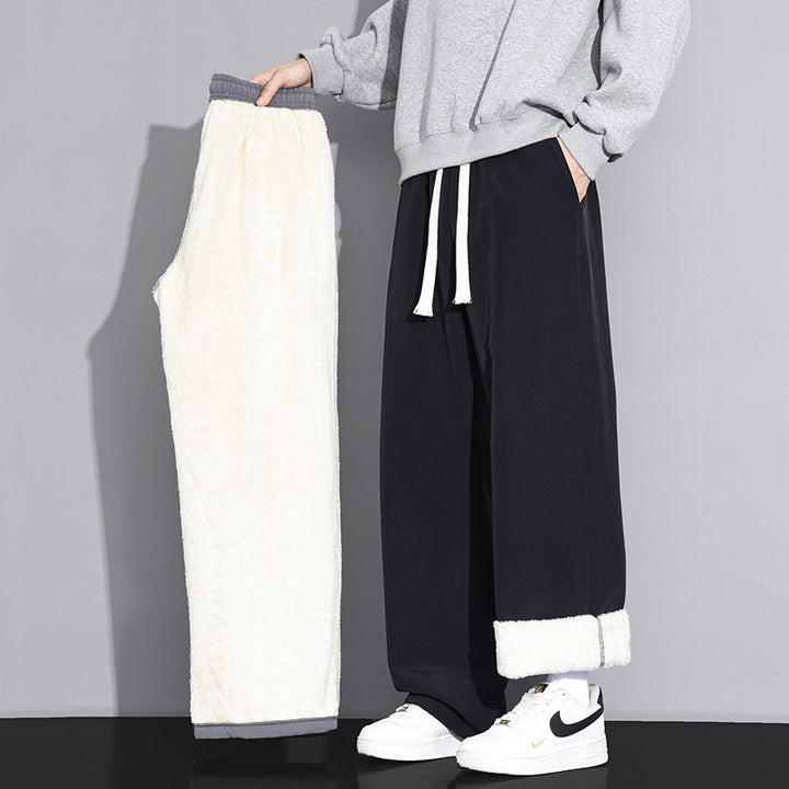 Ladies Luxurious Fleece Jogging Pants with Loose Fit