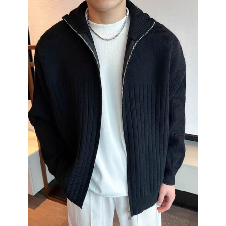 Men's Fashionable Zip-up Cardigan Mune Fashion