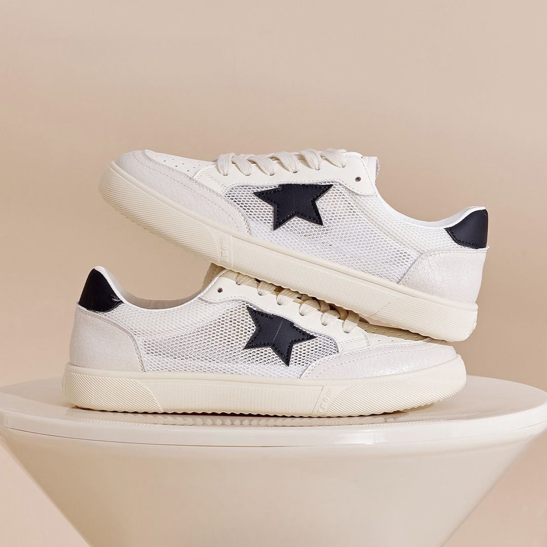 Women’s sneaker with breathable mesh and stylish star design Mune Fashion