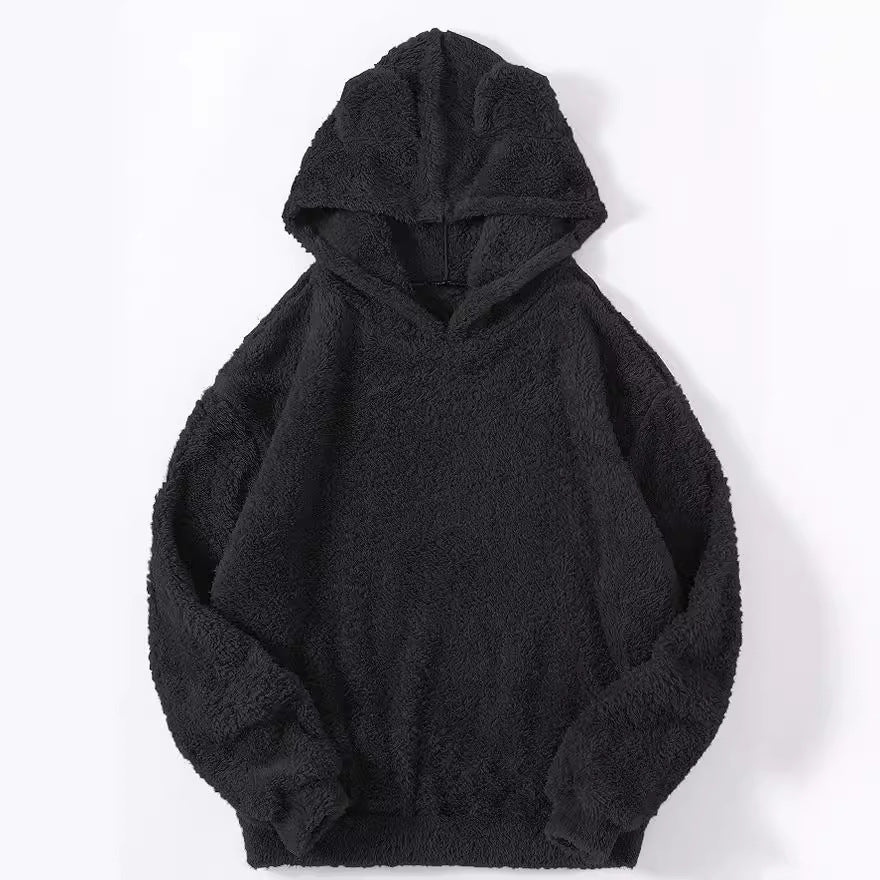 Ladies teddy hoodie with ears, elastic waistband and extra soft plush Mune Fashion
