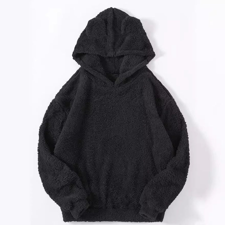 Ladies teddy hoodie with ears, elastic waistband and extra soft plush Mune Fashion