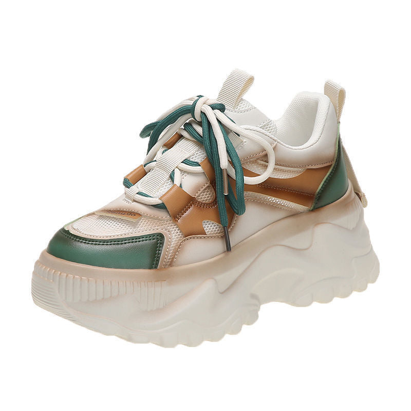 Women's Trendy Sneakers with Comfortable Platform Sole Mune Fashion