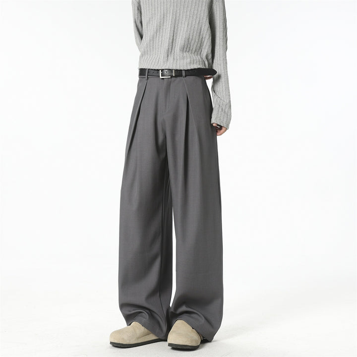 Women Wide-cut High-waisted Pants Mune Fashion