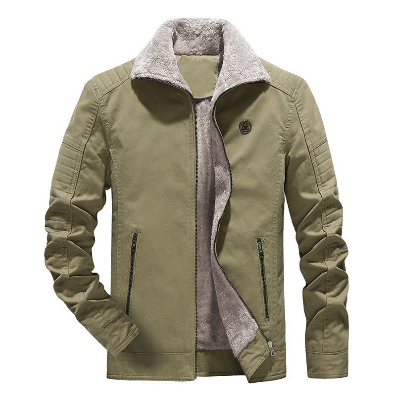 Men's hybrid flight jacket with teddy fleece lining and quilted sleeve yoke Mune Fashion