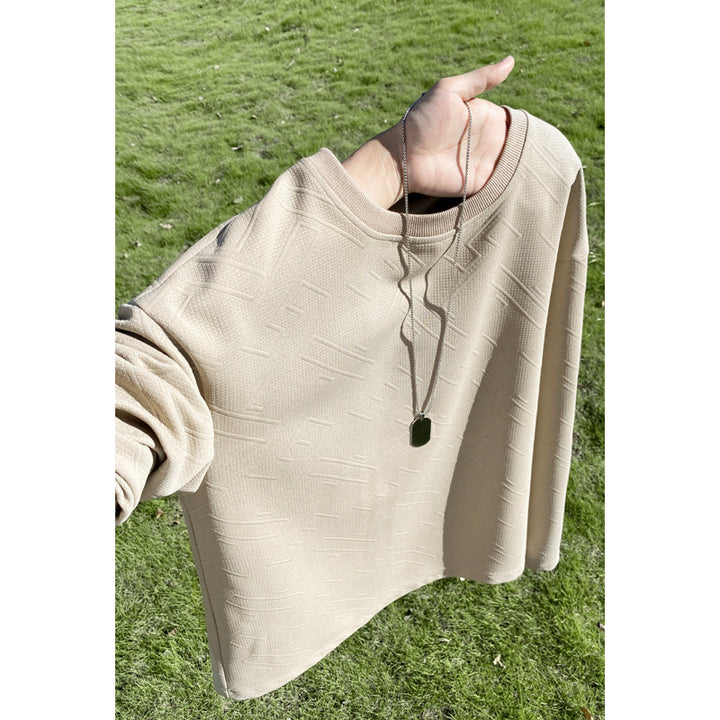 Women's Noble Knit Sweater with Textured Pattern Mune Fashion