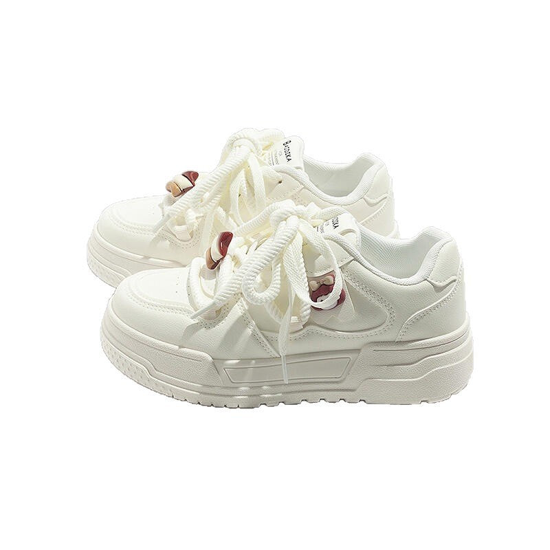 Women's Fashion Sneakers with Unique Lacing Details and Reinforced Sole Mune Fashion