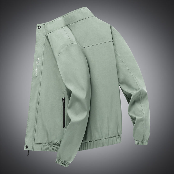 Men's lightweight urban softshell jacket with windproof membrane and concealed zipper Mune Fashion