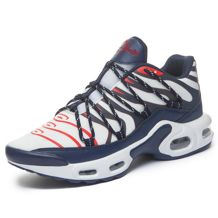 Men's street runners with multi-chamber air cushioning and stabilizing side cages Mune Fashion