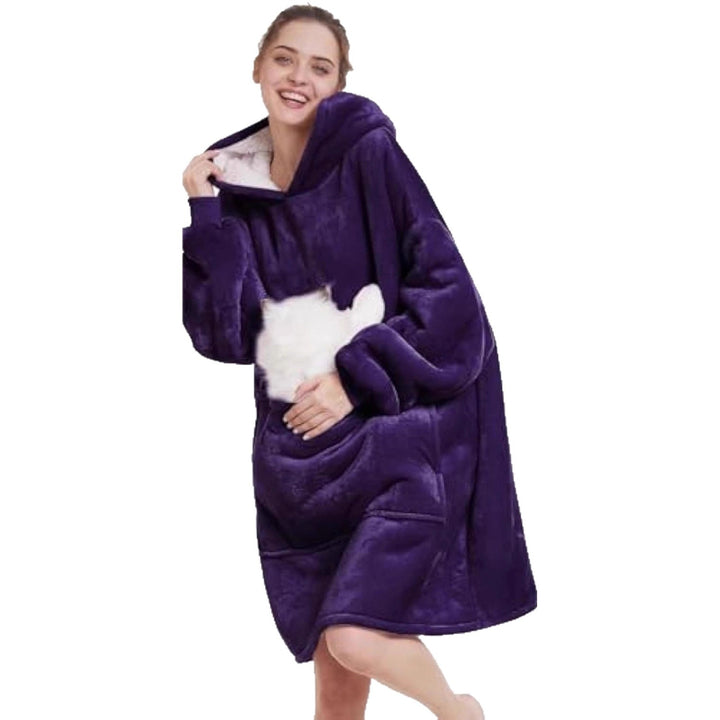 Women Cozy Hoodie Dress Mune Fashion